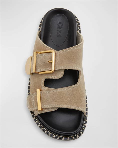 chloe rebecca suede sandals.